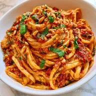 SunDried Tomato Pesto Pasta in 25 Mins