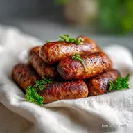 Sausage Balls: Tender Golden Appetizers with Cream Cheese