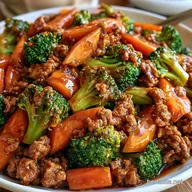 Teriyaki Ground Beef Skillet for 4