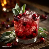 Thanksgiving Cocktails: The Sophisticated Cranberry-Sage Bourbon Smash