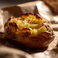 Perfectly BakedPotato in Oven My PubStyle Secret