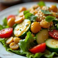 Homemade Olive Garden Salad with Zesty Copycat Dressing