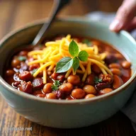 Cozy Easy Hearty Vegetarian ThreeBean Chili Recipe