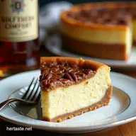 Bourbon Pecan Pie Cheesecake Ultimate Layered Dessert