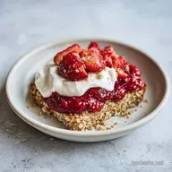 Toasted Oatmeal with Strawberry Chia Jam in 25 Min