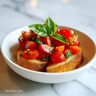 Tomato Basil Bruschetta Recipe: 30 Minutes