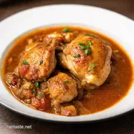 CrockPot Tuscan Garlic Chicken Thighs Easiest Weeknight Dinner