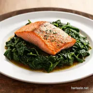 Tuscan Garlic Salmon with Spinach Quick Easy OnePan Dinner