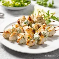 Things to Make with Plain Greek Yogurt Tzatziki Chicken Skewers
