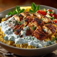 The Zeus Bowl Ultimate Greek Chicken Grain Bowls with Creamy Tzatziki