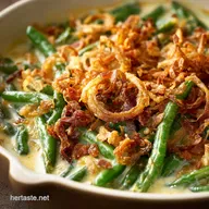 Green Bean Casserole Recipe: Homemade Velout&eacute; Crispy Shallots