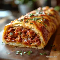 My Best Ever Italian Stromboli A Deliciously Stuffed Salami Provolone Roll