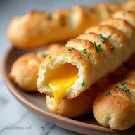 OoeyGooey Cheesy Garlic Breadsticks My PullApart Recipe