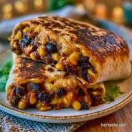 Vegetarian Freezer Burritos: Meal Prep
