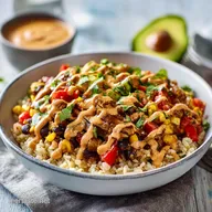 Veggie Burrito Bowls with Chipotle Sauce Ultimate Meatless Meal Prep Recipe
