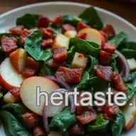 Warm Bacon & Apple Spinach Salad Recipe | Quick & Easy