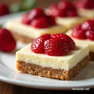 White Chocolate Strawberry Cheesecake Snickers Bars OMG