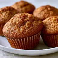 Whole Wheat Banana Muffins with Yogurt
