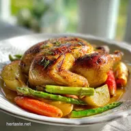 Whole30 Real Food Recipe with Roasted Chicken: Velvety Carrots