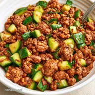 Zucchini Ground Beef Skillet for 4