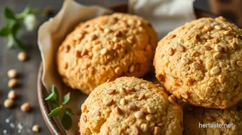 Bake Biscuits with Nutty Sesame Delight