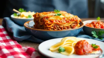 Bake Meat Lasagna for a Cozy Dinner