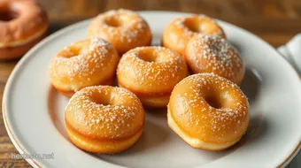 Bake Mini Donuts with Vanilla Flavor