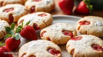 Bake Strawberry Shortbread Cookies | Easy Treat