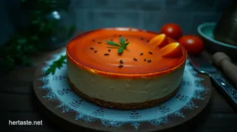 Delicious Chimi Cheesecake: A Sweet Herb-Infused Delight recipe card