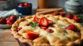Classic Strawberry Rhubarb Pie Recipe: A Summer Must-Try recipe card