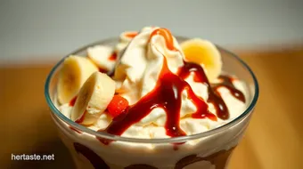 Decadent Kit Kat Banana Split McFlurry: Easy Homemade Creamy Bliss recipe card