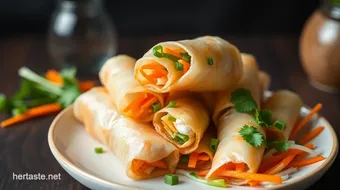 Fry Thai Spring Rolls Crispy Delight