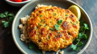 Vegan Frozen Food: 5 Easy Mediterranean Chickpea Patties to Try! recipe card