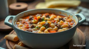 Ultimate One Pot Macaroni Cheeseburger Soup: A Hearty Family Favorite! recipe card