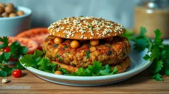 Quick & Easy Chickpea Burgers: Delicious Fast Food Ideas for Everyone recipe card