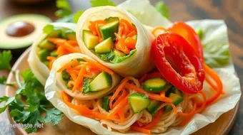 Roll Fresh Veggies with Tasty Garden Spring Roll