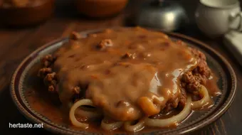My Savory Hamburger Steak with Gravy: A Family Favorite Comfort Dish recipe card