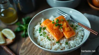 Easy Savory Salmon Rice Bowl: My Zesty Ginger Soy Recipe recipe card