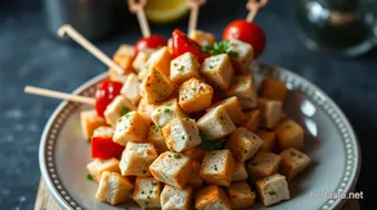 How to Create Amazing Hors d'Oeuvres Skewers: 3 Tasty Combinations recipe card