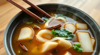 Simmered Vegetarian Pho with Flavorful Broth