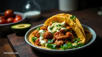 Smoky Chipotle Recipe: My Favorite Chicken Tacos with Avocado Cream recipe card