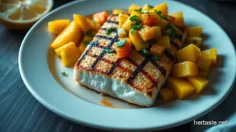 Zesty Grilled Mahi Mahi Recipe: A Tropical Treat with Mango Salsa recipe card