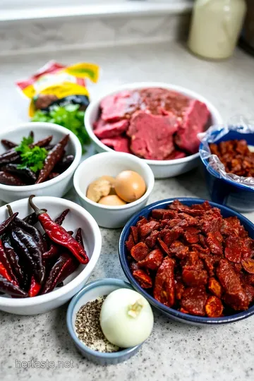 Authentic Mexican Birria: A Flavorful Fiesta in a Bowl! ingredients