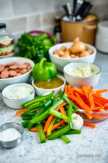 Brilliant Sausage Peppers & Onions: A Hearty Classic ingredients