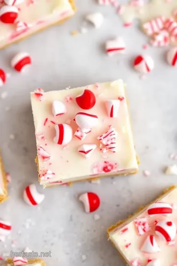 Candy cane flavors: 5 Amazing No-Bake Cheesecake Bar Recipes! presentation