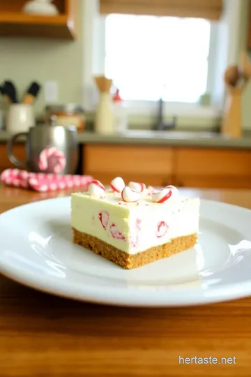 Candy cane flavors: 5 Amazing No-Bake Cheesecake Bar Recipes! steps