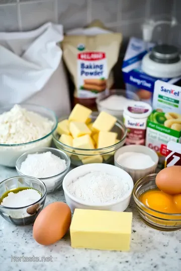 Classic British Pound Cake: A Timeless Recipe ingredients