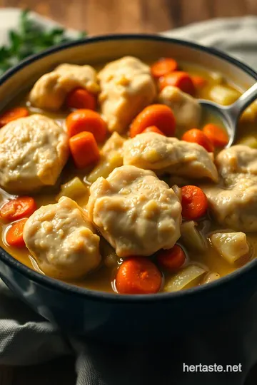 Classic Comfort Chicken and Dumplings presentation