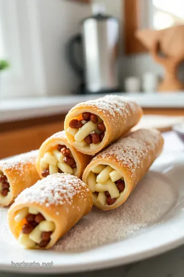 Classic Italian Cannoli with Sweet Ricotta Filling steps
