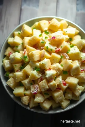 Classic Southern Potato Salad with a Twist presentation